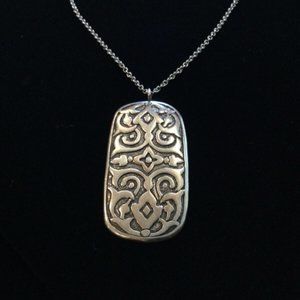 Silpada Sterling Silver Basilica Pendant/Necklace